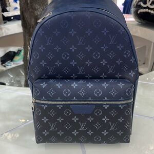 Louis Vuitton Navy Monogram Backpack